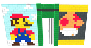 Mosaic Wall - Mario - 20 x 2 x 10 Ft