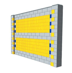 Mosaic Wall - DIY Logo - 12 x 1 x 8 Ft