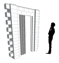 Load image into Gallery viewer, Wall Building Component - Doorway Heavy Duty - 7 x 8 Ft