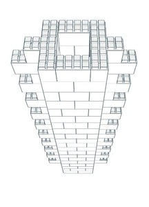 Wall Building Component - SuperTall Construction Column 12-16 Ft