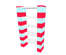Load image into Gallery viewer, Shelving - 5 Level, 36&quot;W EverBlock Shelving Kit