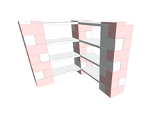 Load image into Gallery viewer, Shelving - 4 Level Corner Shelving Kit A/Thick Columns