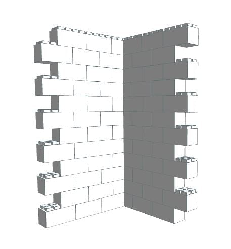 6ft H 1.82M x 1M Wide CORNER WALL SECTION