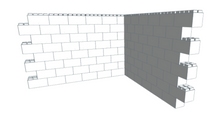 Load image into Gallery viewer, 4ft H 1.21M x 2M Wide CORNER WALL SECTION