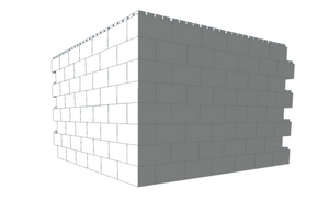 4ft H 1.21M x 2M Wide CORNER WALL SECTION