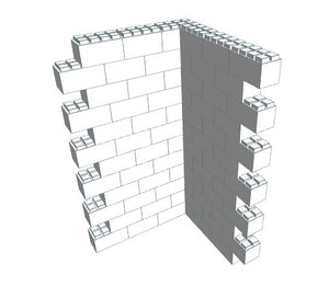 6ft H 1.82M x 1M Wide CORNER WALL SECTION